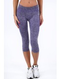 Lila 3/4-Sportleggings MR81183 – Online-Shop – Boutique